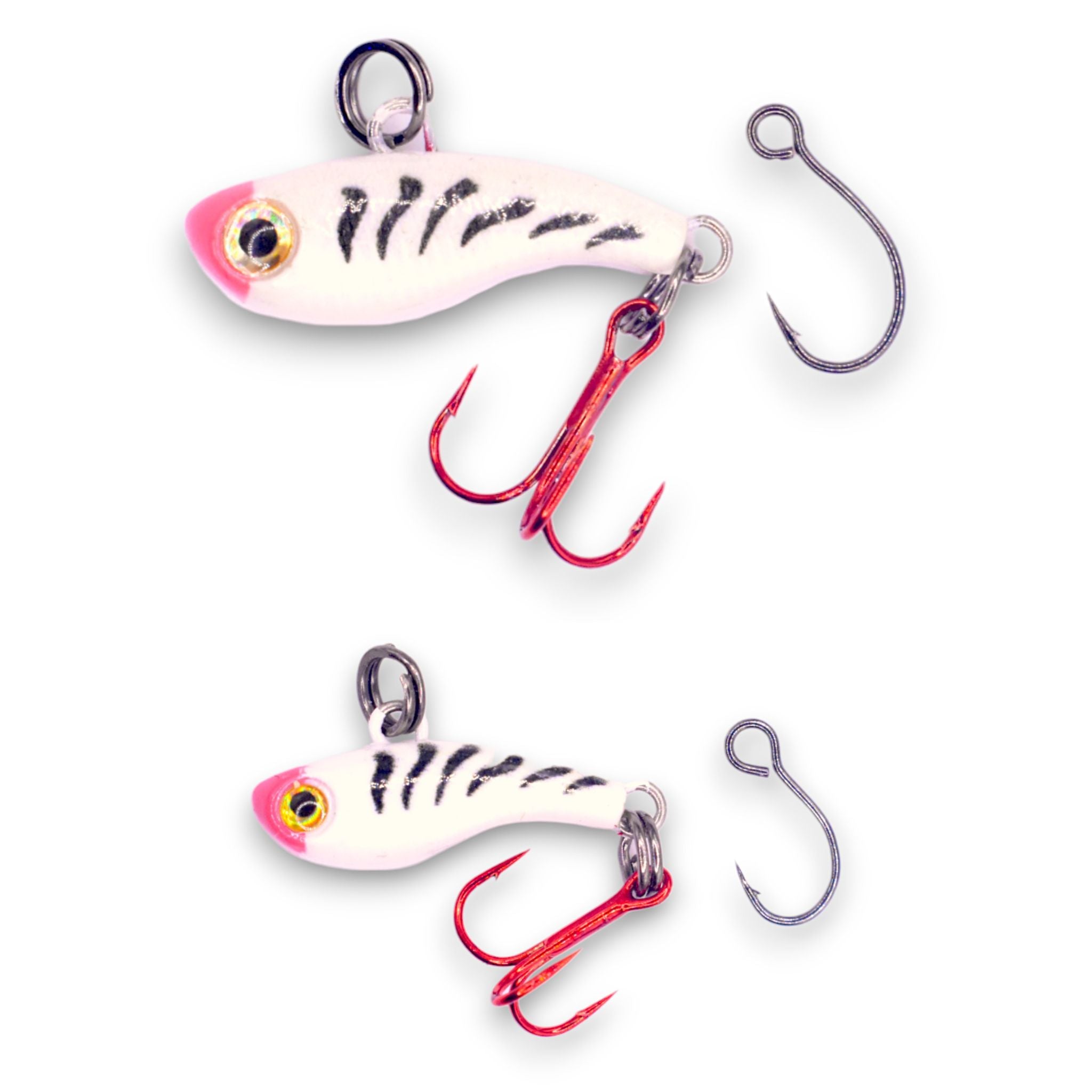 Tungsten T-Rip White Tiger Glow Mini Vibe Bait – Field & Stream
