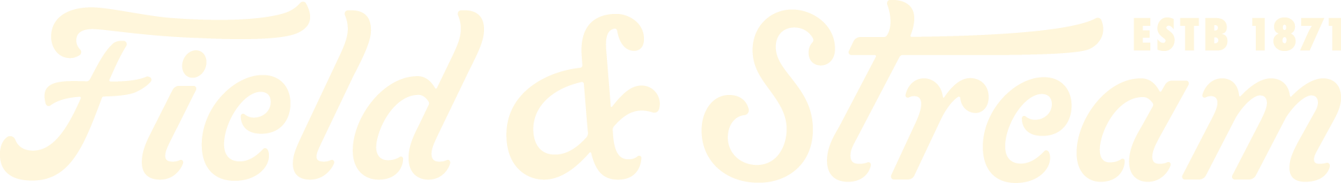 Tan Field and Stream Logo