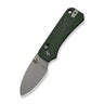 Baby Banter 2 2.34" Folding Drop Point Plain Knife - Green