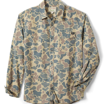 Camo - Men's Covey Back Long Sleeve Casual Shirt