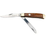Trapper 2.0 Clip Point/Spey Plain Folding Knife - Rosewood Tulip