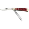 Trapper 2.0 Clip Point/Spey Plain Folding Knife - Red