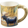 Wild Wings Sculpted Mug - The Loner Moose