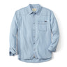 Chambray - Men's Covey Back Long Sleeve Casual Shirt