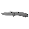 Cryo 2.75" Folding Drop Point Plain Blade Knife - Gray