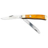 Trapper Traditional Clip Point/Spey Plain Folding Knife - Smooth Yellow Bone