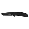 Brawler 3" Folding Tanto Plain Blade Knife - Black Oxide