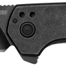 Radar 2.90" Folding Drop Point Plain Blade Knife - Black Oxide