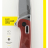 Terminus XR 2.95" Clip Point Folding Knife -Crimson