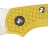 Dragonfly 2 Salt 2.25" Clip Point Serrated Folding Knife - Yellow