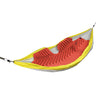 Hammock V Insulated Sleeping Pad - Red - in Use