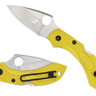Dragonfly 2 Salt 2.25" Plain Blade Folding Knife - Yellow