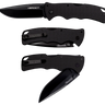 Verdict 3" Folding Spear Point Plain Blade Knife - Black