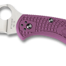 Delica 4 Lightweight 2.88" Drop Point Plain Blade Folding Knife - Purple
