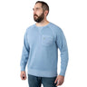 Light Blue - Men's Holloa French Terry Crew