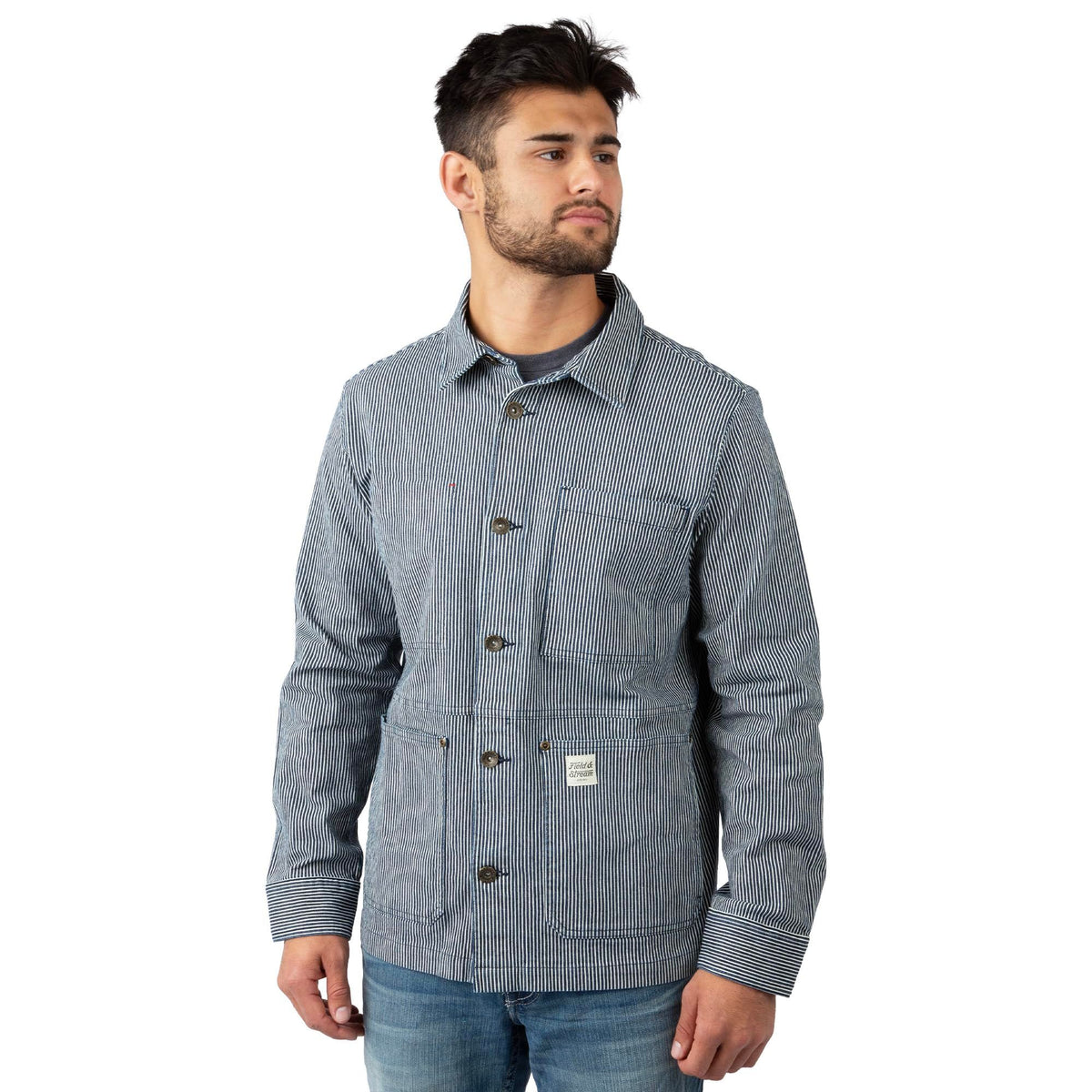 butcher products フィールドベスト ネイビー 40 Men's Brushbuster Utility Jacket | Field & Stream