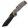 Engage 3" Folding Tanto Plain Knife - Black\FDE