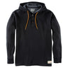 Black - Men's Double Reed Thermal Hoodie - Layflat