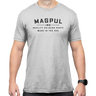 Magpul Bang Parts Cotton/Polyester Short Sleeve T-Shirt -  Stone Gray Heather