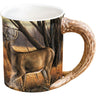 Wild Wings Sculpted Mug - Abandoned Farmstead Whitetail Deer
