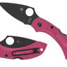 Dragonfly 2 2.30" Plain Blade Folding Knife - Black/Pink