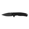 Conduit 2.90" Folding Spear Point Plain Blade Knife - Black Oxide