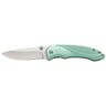 Allure EDC 2.88" Folding Drop Point Plain Folding Knife - Mint Green