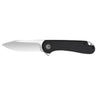 Elementum 2.96" Folding Plain Knife - Black