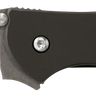 Leek 3" Folding Drop Point Plain Blade Knife - Aluminum