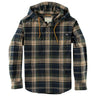Mallard Plaid - Men's Raghorn Flannel Hoodie - Layflat