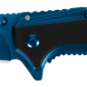 Outright 3" Folding Trailing Point Plain Blade Knife - Blue