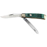 Trapper 2.0 Clip Point/Spey Plain Folding Knife - Green
