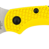 Dragonfly 2 Salt 2.30" Hawkbill Serrated Folding Knife - Yellow