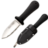 Super Edge 2" Fixed Part Serrated Spear Point Knife with Sheath