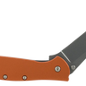 Leek 3" Folding Drop Point Plain Blade Knife - Bead Blasted Orange